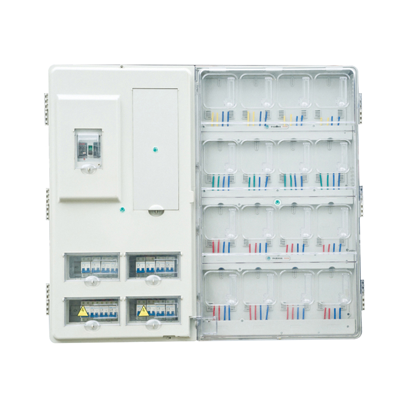 單相四位-十六位預(yù)付費(fèi)電表箱（左右結(jié)構(gòu)）